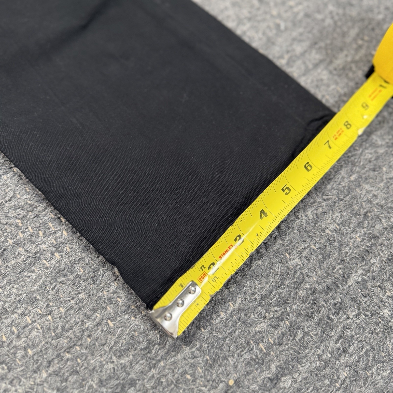Save Khaki United Sku Canvas Standard Jeans Men 33x31 Black Straight Leg Pants — image 3 of 8
